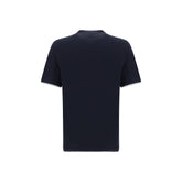 Brunello Cucinelli Blue Cotton T-Shirt
